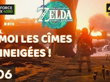 #06 lets play fr zelda tear of the kingdom : je découvre les zones enneigées (et le lance flamme)