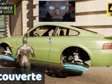 qanga : le gta 6 futuriste ? suite de la découverte avec le pilotage de voitures (et du vaisseau 😁)