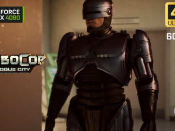 robocop rogue city – gameplay pc – raytracing et dlss : 120 fps !! – jeu sur ecran ultra wide gsync