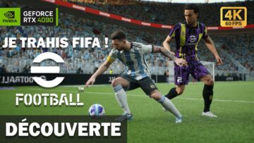 je trahis fifa : je teste le gameplay du concurrent efootball 2024, konami cest toujours bon ?